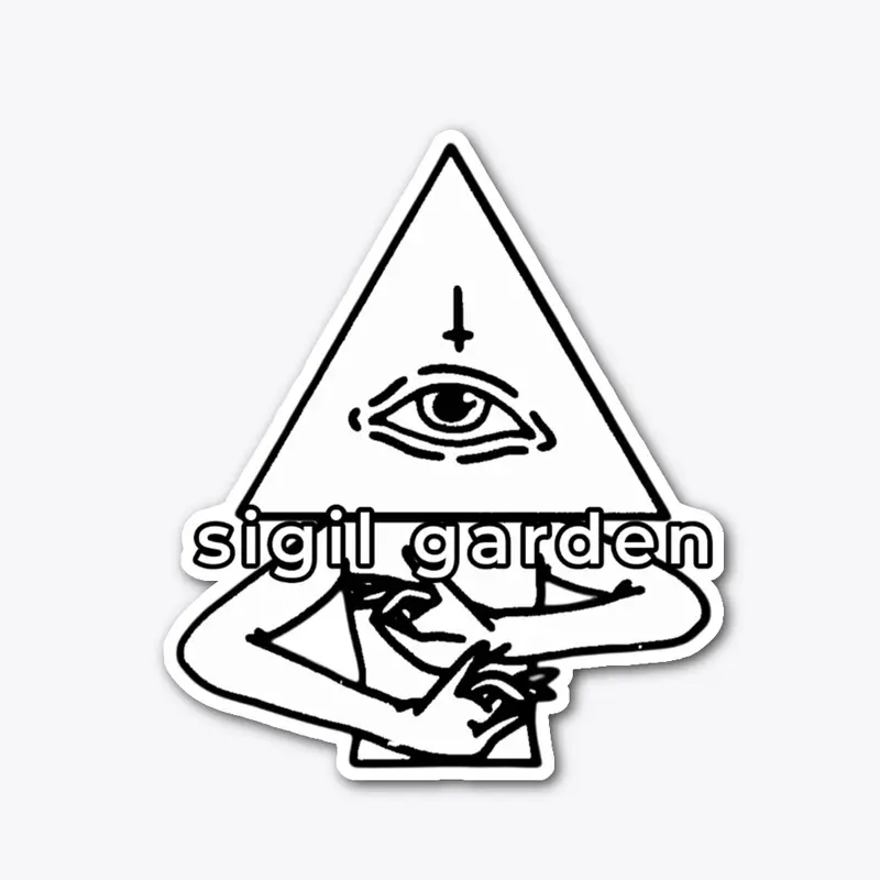 Non dual pyramid /sigil garden graphic 